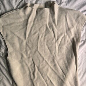 Abercrombie & Fitch Mock Neck Cap Sleeve Bodysuit, Size Medium